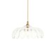 image 1 of Camellia Dome Pendant Ceiling Light Clear Glass E27 or B22