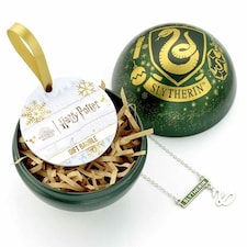Harry Potter Slytherin Christmas Bauble - Green/Gold - One Size