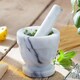 image 3 of Judge White Marble Medium Mortar & Pestle 10cm