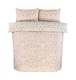 image 4 of Harrow Microfibre Floral Reversible Duvet Cover Set with Pillowcase | Brown | King | 1