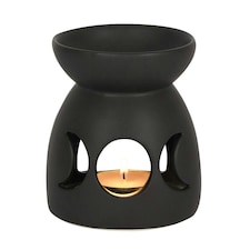 Something Different Triple Moon Oil Burner - Black - One Size