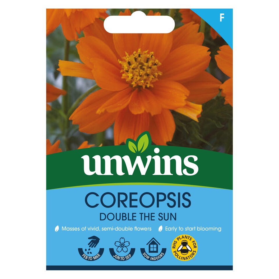 image 1 of Coreopsis Double The Sun | Multi | Orange | Flower Seeds | 1