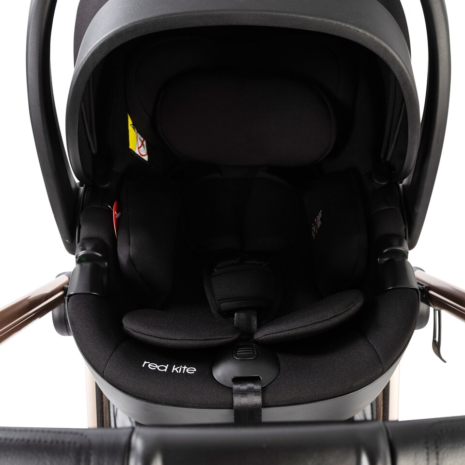 image 1 of Red Kite Push Me Pace i 2 in 1 Travel System with i-Size Car Seat - Latte | Brown | Latte | One Size | 1
