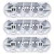 image 8 of SPARES2GO Drum Paddle Lifter for Haier HW60-12F2SM Washing Machine (Pack of 3)