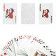 image 4 of Silver Plated Playing Cards With Wooden Box