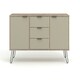 image 3 of Core Products Augusta Driftwood, Medium Sideboard With 2 Doors, 3 Drawers H73.6cm x W130.6cm x D43cm Cream