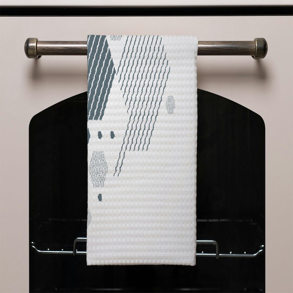 image 1 of Geometric graphic 1600s (Kitchen Towel)