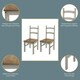 image 2 of Pair of Corona Solid Pine Dining Chairs with Antique or Grey Wax Finish – Wooden Kitchen Seating | Grey | Grey | 1