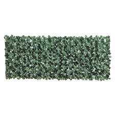Outsunny Artificial Leaf Hedge Privacy Screen Roll Garden Fence Panel 1m x 2.4m