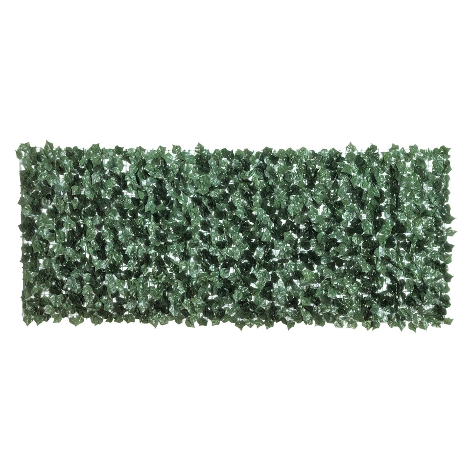 image 1 of Outsunny Artificial Leaf Hedge Privacy Screen Roll Garden Fence Panel 1m x 2.4m