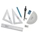 image 5 of 9 piece Printer Blue Maths Set By Premto
