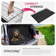 image 3 of Dog Crate Luna - foldable, robust steel mesh, double locked doors - 75.5x121.5x80.5cm
