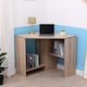 image 1 of Computer Desk PC Laptop Table Corner Home Office Study Gaming | Brown
