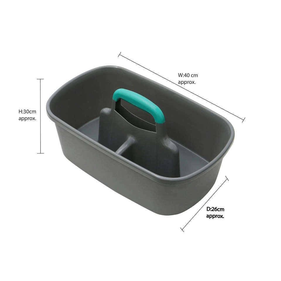 image 1 of JVL Gold Bundle Car Cleaning Valet Pack with Storage Caddy, Grey and Blue