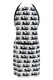 image 1 of Orsina Black & White Kitchen Apron with White Neck, Cooking Apron for Men. Women, Apron with Stripe Pattern Design