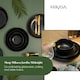 image 9 of Mikasa Dinner Set Black Ceramic 12 Piece