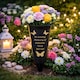 image 2 of Dad Plastic Spike Memorial Graveside Flower Vase With Butterfly Decoration