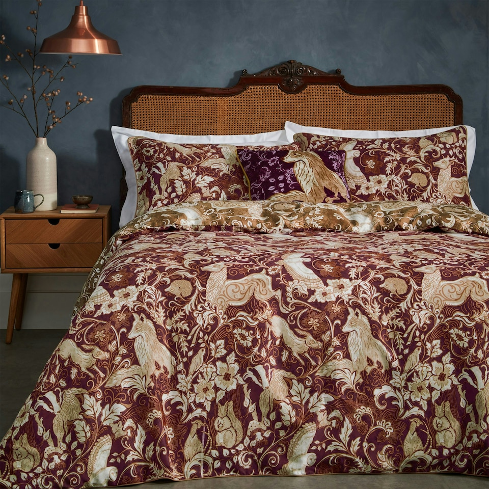 image 1 of Paoletti Harewood Heritage Premium Cotton King Duvet Cover Set