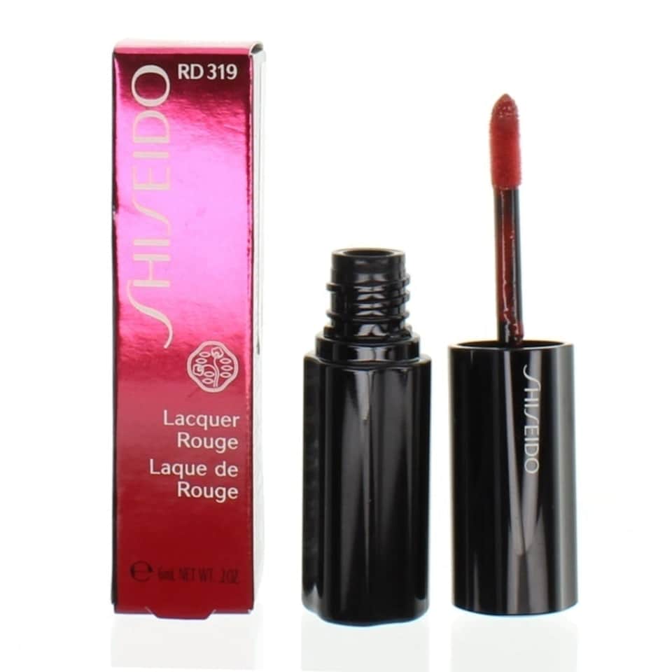 image 1 of Shiseido Laquer Rouge Red Lipstick RD319 Pink