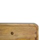 image 4 of Artisan Furniture Solid Wood Oak-ish 2 Drawer Floating Bedside