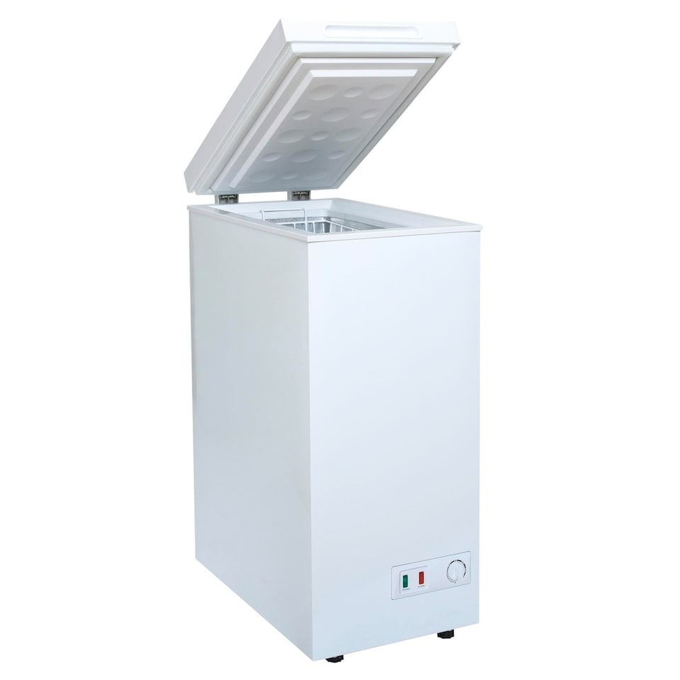 image 1 of SIA CHF60W 36cm White Freestanding Slimline Chest Freezer, White