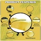 image 2 of VELVETIO Oscar Stripe Duvet Cover Set Reversible Polycotton Easy Care Beddings Yellow | Ochre | Super King
