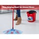 image 2 of Vileda Supermocio Bucket and Torsion Wringer Red Mop Bucket Durable Plastic Easy Water Extraction for Home Cleaning