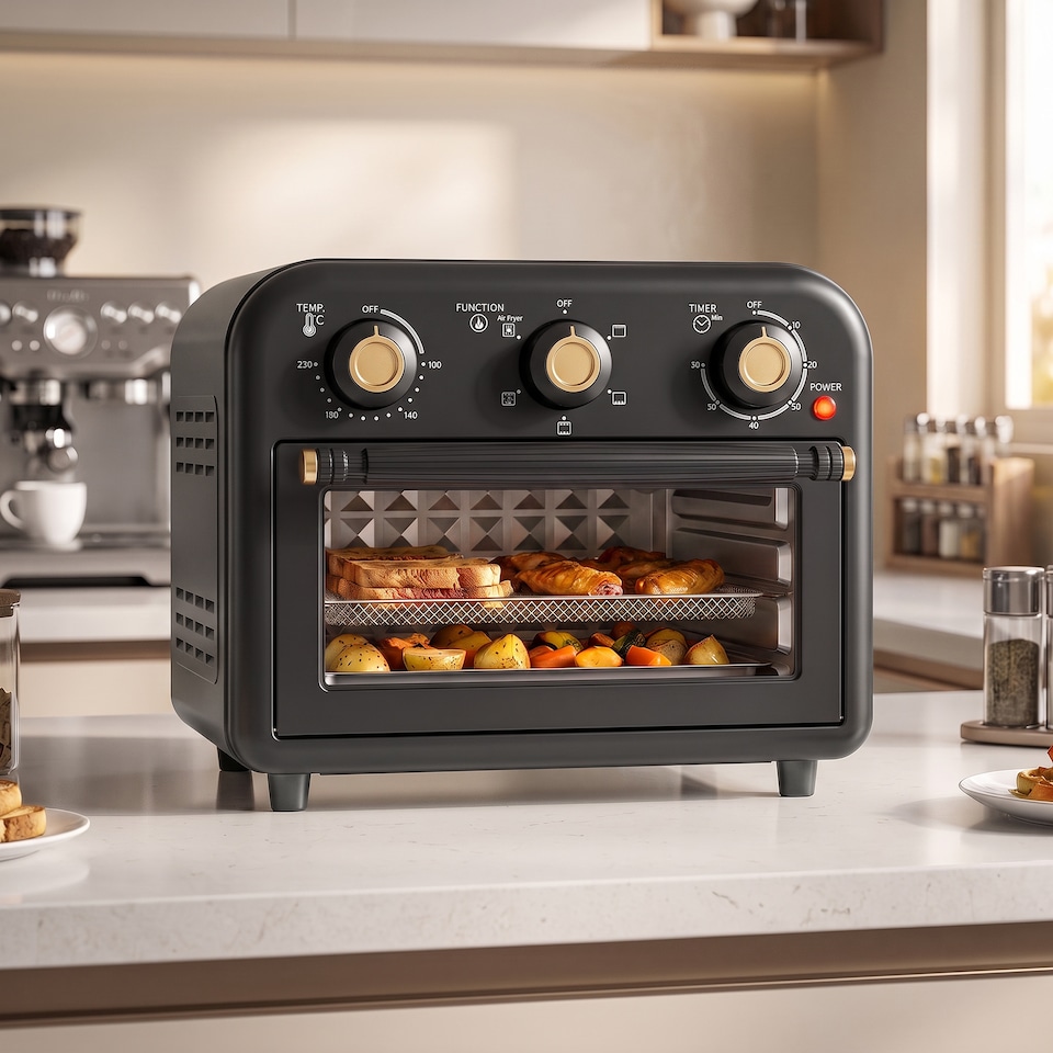 image 1 of HOMCOM Air Fryer Oven, Convection Oven, 12 L