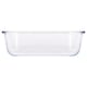 image 7 of Argon Tableware Rectangular Glass Cake Dish - 22cm x 16.5cm | Clear | Clear | 22cm x 16.5cm