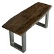 image 3 of Dining Bench Linden Live Edge