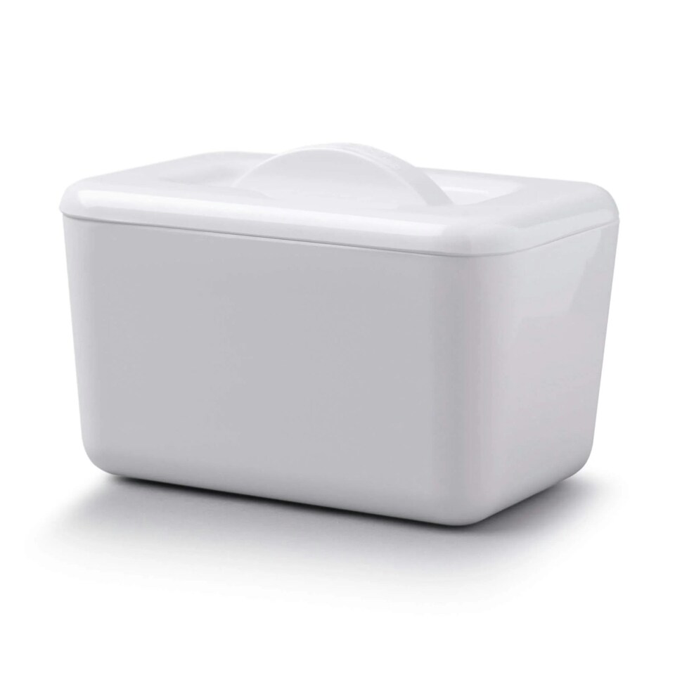 image 1 of Zeal Melamine Insulated Butter Dish with Lid Red | Red