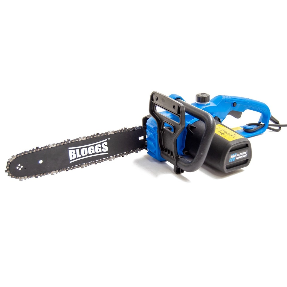 image 1 of Bloggs 1600W Electric Chainsaw, Log Cutting & Firewood Preparation, 14-inch Bar Length