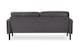 image 5 of Faux Leather Suede Grey 3 Seater Sofa BRINDISI