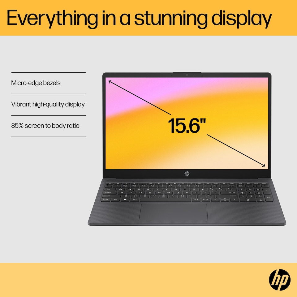 image 1 of HP 15-fc0045na AMD Ryzen 3 7320U 8GB RAM 256GB SSD 15.6" Full HD Windows 11 Home