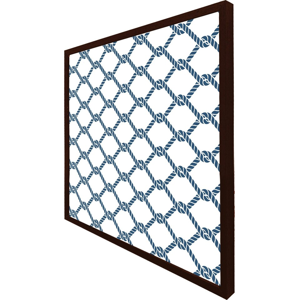 image 1 of Navy chainlink rope (Picutre Frame) Grey | L
