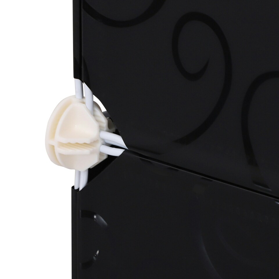 image 1 of HOMCOM DIY Wardrobe Portable Interlocking Plastic Modular Closet Cube Organiser
