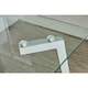 image 3 of Furniturebox Cosmo Chrome Metal And Glass Dining Table