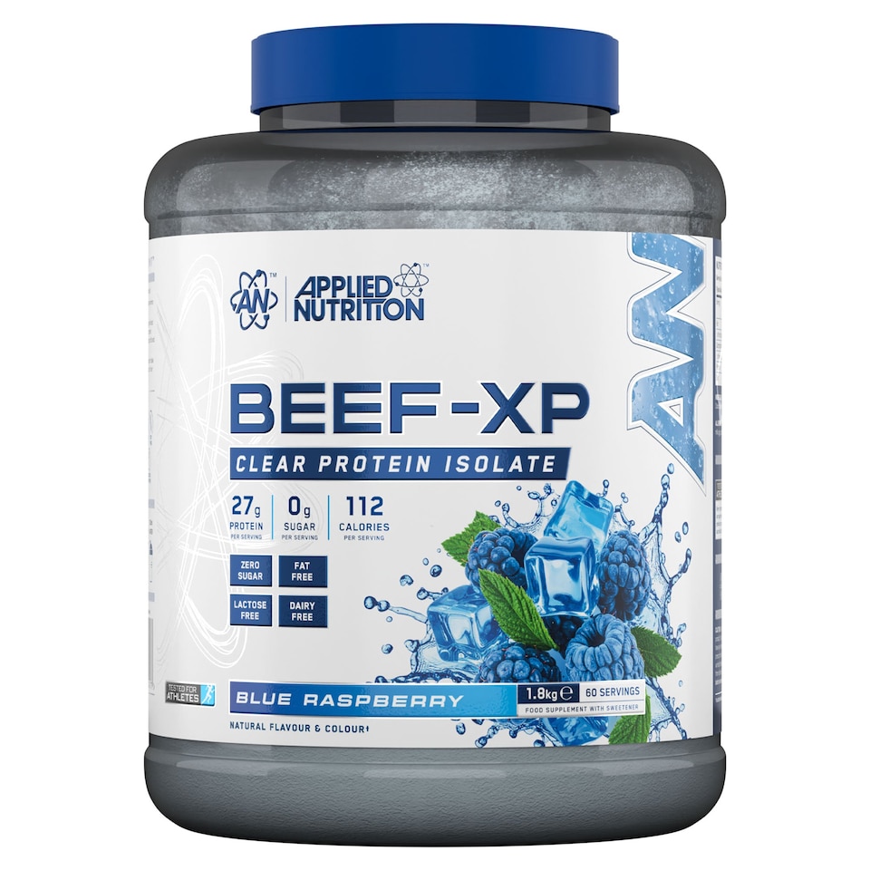 image 1 of Applied Nutrition Beef-XP Clear Protein Isolate Powder - Blue Raspberry - 60 Servings