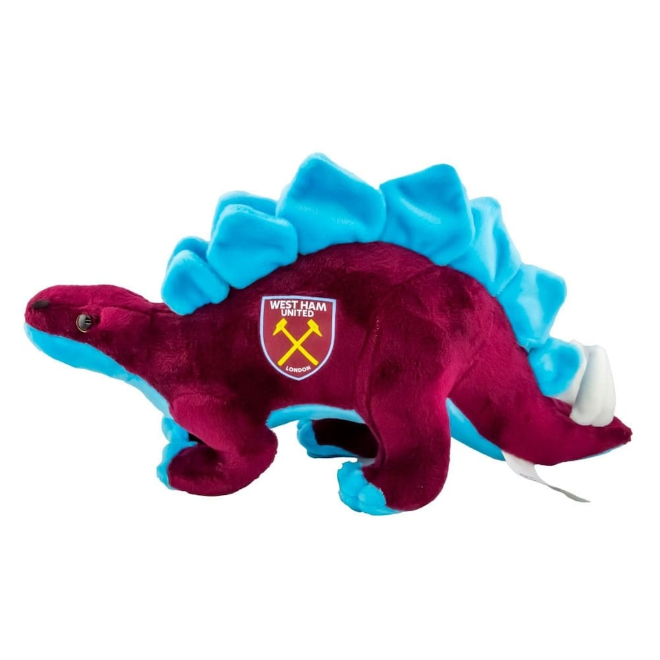 image 1 of West Ham United FC Stegosaurus Plush Toy - Claret/Blue - One Size