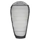 image 1 of Mountain Warehouse Microlite 1400 Sleeping Bag Hollow Fibre Camping Accessory Left Handed Zip - Long Length (215cm) Grey | Dark Grey