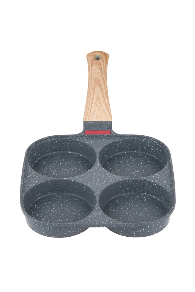image 1 of Living and Home Multifunctional Non-stick 4 Compartment Frying Pan