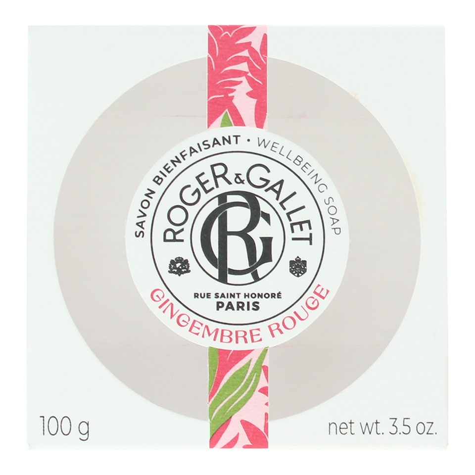 image 1 of Roger & Gallet Gingembre Rouge Wellbeing Soap 100g