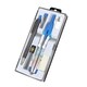 image 1 of Metal Zinc Alloy Adjustable Compass Divider Math Set