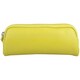 image 1 of Multi-Purpose Genuine Soft Leather Glasses Pencil Cosmetic Case Yellow | Citrus
