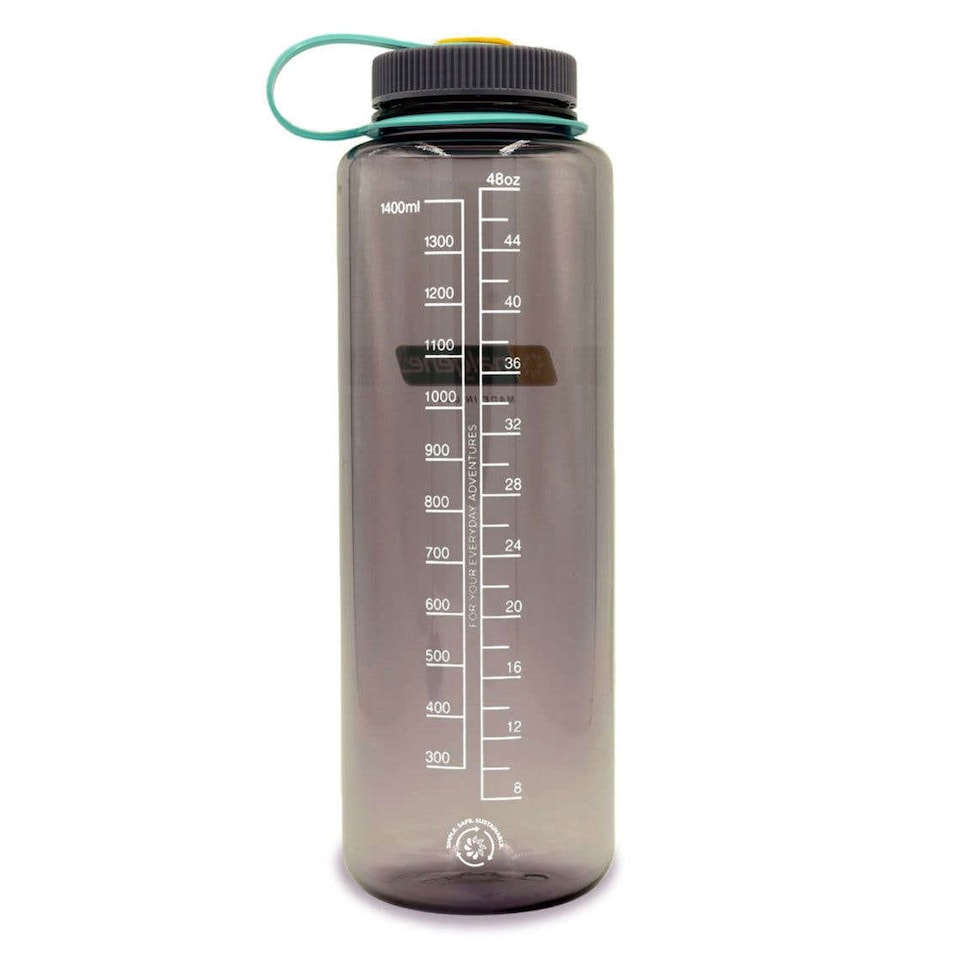 image 1 of Nalgene Wide Mouth 1.5L Silo Tritan Sustain Water Bottle - Aubergine
