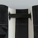 image 4 of OHS Stripe Print Thermal Blackout Eyelet Curtains, 90x90" - Black/White