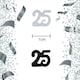 image 5 of 25th Confetti Black & Silver 14G 1PK