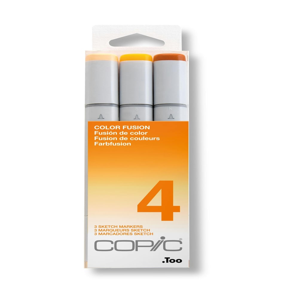 image 1 of Copic Sketch Set, Color Fusion 4, Set of 3