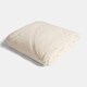 image 1 of OHS Tufted Contour Throw Teddy Fleece Blanket Winter Soft Warm Bedspread - 125 x 150cm | White | Ivory