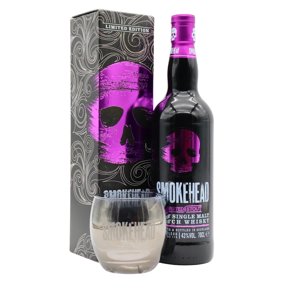 Smokehead - Twisted Stout Islay Single Malt Scotch Whisky (Includes Branded Glass)